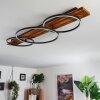LED Deckenleuchte Pompu mit überlappenden Leuchtelementen, 3000K warmweiß