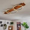 LED Deckenleuchte Pompu mit überlappenden Leuchtelementen, 3000K warmweiß