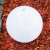 Abrela Kugelleuchte Solar LED Edelstahlfarben, 2-flammig