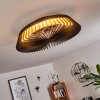 Rivarotta Deckenventilator LED Weiß, 1-flammig, Fernbedienung