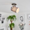 Puelches     Deckenleuchte Nickel-Matt, 1-flammig