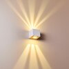 Jonava Außenwandleuchte LED Weiß, 2-flammig