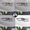 Cavareno Deckenleuchte LED Schwarz, 1-flammig