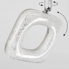 Villenauxe Deckenleuchte LED Chrom, Nickel-Matt, 2-flammig