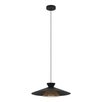 Eglo GRIZEDALE Hängeleuchte Messing, Schwarz, 1-flammig