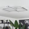 LED-Deckenleuchte Longos, dimmbar per Fernbedienung, Lichtfarbe einstellbar 2700-5500K