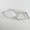LED-Deckenleuchte Longos, dimmbar per Fernbedienung, Lichtfarbe einstellbar 2700-5500K