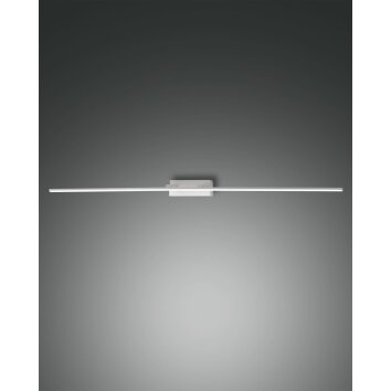 Fabas Luce Nala Spiegelleuchte LED Weiß, 1-flammig