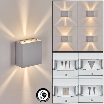Spidern Außenwandleuchte LED Weiß, 1-flammig