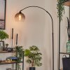 Tapitapa Bogenstehlampe Schwarz, 1-flammig