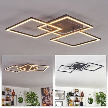 Geometrische Deckenleuchte LED Obo in modernem Design, 3000K warmweiß