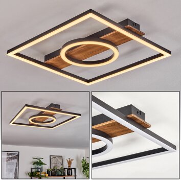 Taboneira Deckenleuchte LED Schwarz, 1-flammig