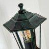 Loria Außenwandleuchte Grün, Schwarz, 1-flammig