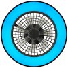 Brilliant Mazzaro Deckenventilator LED Schwarz, 1-flammig, Fernbedienung, Farbwechsler