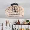 Brandala Deckenleuchte 30 cm Schwarz, 2-flammig