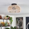 Brandala Deckenleuchte 30 cm Schwarz, 2-flammig
