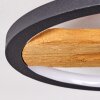 LED Deckenleuchte Cornol mit ovalen LED-Ringen, verstellbar, 3000K warmweiß