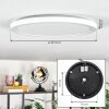 Flache runde LED-Deckenleuchte Endrup mit moderner Bauform, ø 29,5 cm, 3000K warmweiß