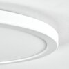 Flache runde LED-Deckenleuchte Endrup mit moderner Bauform, ø 29,5 cm, 3000K warmweiß