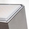 Außenwandleuchte Laxa LED Silber, 2-flammig