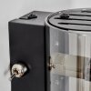 Bamako Wandleuchte LED Schwarz, 1-flammig