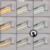 LED Hängeleuchte Ortan mit Glas Kristalle, Lichtfarbe 2700-5000K, höhenverstellbar