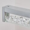 LED Hängeleuchte Ortan mit Glas Kristalle, Lichtfarbe 2700-5000K, höhenverstellbar