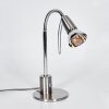 Felan Tischleuchte Chrom, Nickel-Matt, 1-flammig