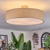 Foggia Deckenleuchte 50 cm Nickel-Matt, 3-flammig