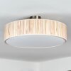 Foggia Deckenleuchte 50 cm Nickel-Matt, 3-flammig