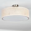 Foggia Deckenleuchte 40 cm Nickel-Matt, 3-flammig