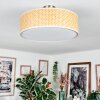 Foggia Deckenleuchte 40 cm Nickel-Matt, 3-flammig