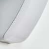 Gilan Außenwandleuchte LED Silber, 1-flammig