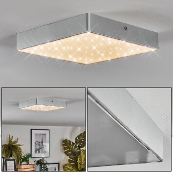 Esmar Deckenleuchte LED Silber, 1-flammig