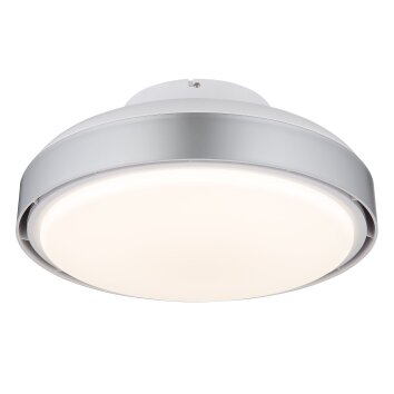 Globo Carney Deckenventilator LED Weiß, 1-flammig, Fernbedienung