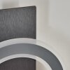 Lidor Wandleuchte LED Schwarz, 1-flammig