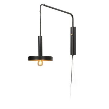 Faro Barcelona Whizz Wandleuchte Schwarz, 1-flammig