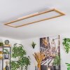 LED Panel-Deckenleuchte Belan, Fernbedienung dimmbar, Lichtfarbe 2700-6500K, Smart-Home