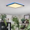 Zuren Deckenpanel LED Schwarz, 1-flammig, Farbwechsler