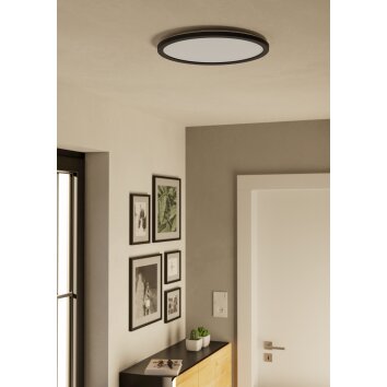EGLO ROVITO Deckenleuchte LED Schwarz, Farbwechsler