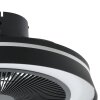 EGLO VALLONIA Leuchte mit Ventilator LED Schwarz, Fernbedienung, Farbwechsler