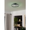 EGLO MARINELLA Leuchte mit Ventilator LED Schwarz, Fernbedienung, Farbwechsler