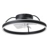 EGLO MARINELLA Leuchte mit Ventilator LED Schwarz, Fernbedienung, Farbwechsler