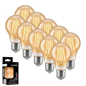 LED E27 10er Set 7 Watt 2200 Kelvin 630 Lumen