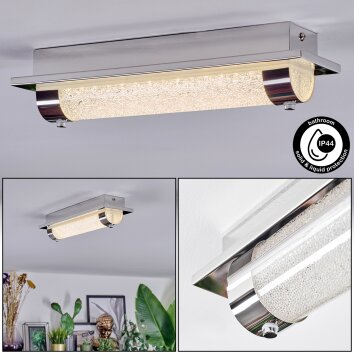 Zamar Deckenleuchte LED Chrom, 1-flammig