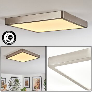 Finsrud Deckenpanel LED Nickel-Matt, 1-flammig