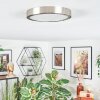 Finsrud Deckenpanel LED Nickel-Matt, 1-flammig