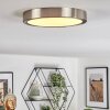Finsrud Deckenpanel LED Nickel-Matt, 1-flammig