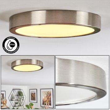 Finsrud Deckenpanel LED Nickel-Matt, 1-flammig
