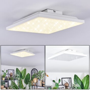 Tavlov Deckenpanel LED Weiß, 1-flammig